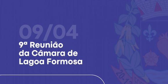 Câmara Municipal de Lagoa Formosa se reúne nesta terça-feira (09)